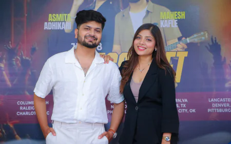 अमेरिकाको २० भन्दा बढी सहरमा 'सोलफुल यु.एस.ए यात्रा' गर्दै महेश र अस्मिता