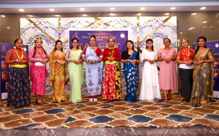 सौन्दर्य मात्र होइन, प्रतिभाको प्रतिस्पर्धा: ‘मिसेस पुर्बेली आईकन’को ट्यालेन्ट राउण्ड सम्पन्न