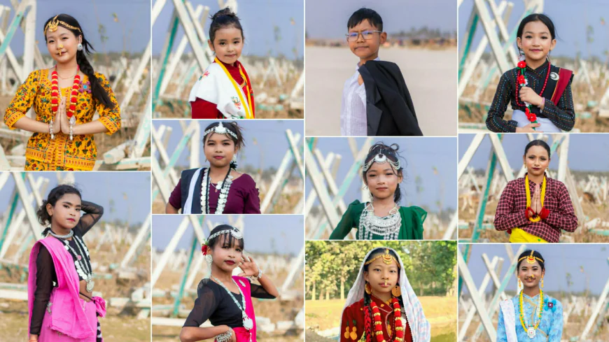 "भाइरल बोराबाँधमा मोडल जस्तै चम्किए ११ बालबालिका: 'जुनियर मिस एण्ड मिस्टर कोशी' को यस्तो छ तयारी !"