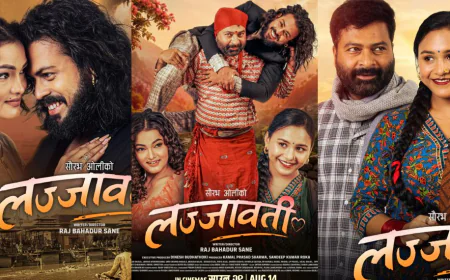 लज्जावती’का पाँच क्यारेक्टर पोस्टर सार्वजनिक, प्रेम, संघर्ष र पारिवारिक सम्बन्धको झलक
