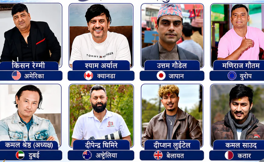 चलचित्र पत्रकार संघको अन्तर्राष्ट्रिय विस्तार, सात देशमा संयोजक नियुक्त